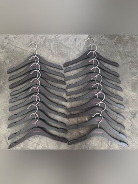 Set of 20 children Catimini Wooden Hangers .